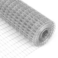 Costway Drahtgitter Feinmaschig 15 m x 0,6 m - Flexibles Voliergeflecht - Hochwertiges Drahtgitter für den Außenbereich, robust und flexibel. Ideal für Hühnerställe und Gartenbau, bietet zuverlässigen Schutz vor Wildtieren und lässt sich einfach zuschneiden.