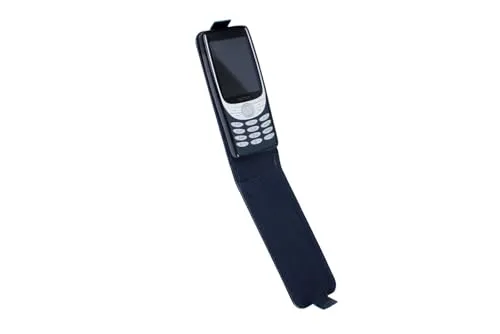 caseroxx Flip Cover für Nokia 8210 4G in blau – Handy-Tasche mit Kreditkartenfächern & Magnetverschluss aus Kunstleder, schlank & funktional
