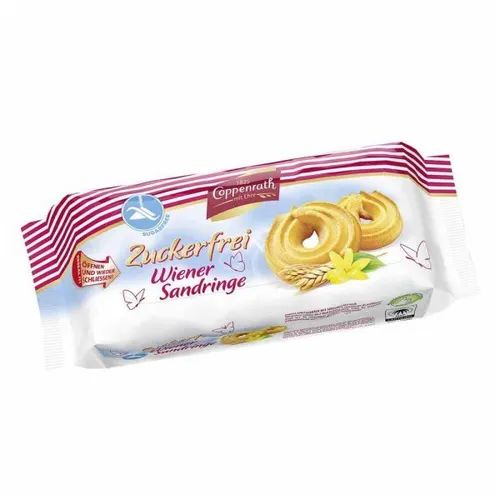 Coppenrath Wiener Sandringe zuckerfrei in gold von Coppenrath