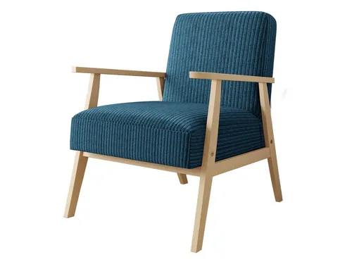 MIRJAN24 Sessel Runoya Cord - Vintage Relaxsessel für Ihr Wohnzimmer - Fernseh- & Relaxsessel mit freistehender Konstruktion, bequemer Schaumstoffpolsterung und stilvollem Vintage-Design für entspannte Stunden.