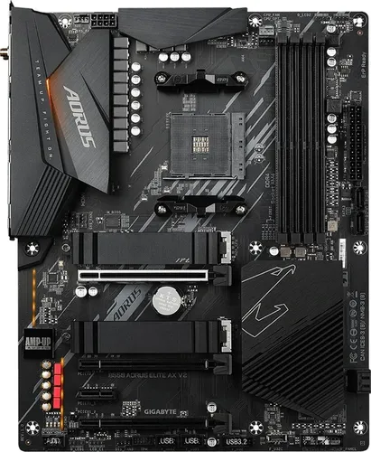 Gigabyte B550 AORUS ELITE AX V2 - ATX Mainboard für AMD Ryzen 5000/3000, mit WiFi 6 und langlebigem PCIe 4.0 x16-Steckplatz für hohe Leistungsfähigkeit