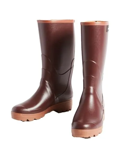 Aigle Damen Chambord Pro L2 Kniehohe Stiefel - Holunder, 39 EU - Wanderschuhe: Robuste Gummistiefel mit einfarbigem Design, ideal für Outdoor-Aktivitäten und nasses Wetter.