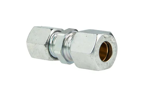 GOK Wasserrohr Schneidringverschraubung Typ GR - Gerade Verschraubung reduziert, 10 x 6 mm Schneidring Messing
