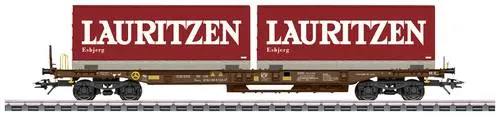 Märklin 47439 Modellbahn-Waggon mit Wechselbrücken in braun von Märklin