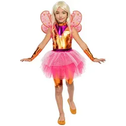 Kostüm Stella Winx Mädchen Kostüm rosa 98/104 (3-4 Jahre) in pink von Funidelia