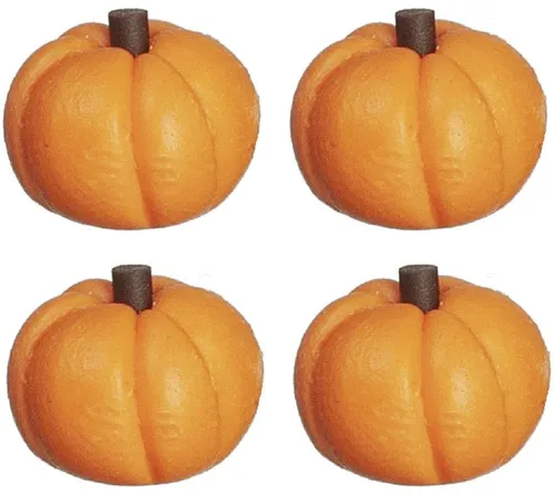 Puppenhaus 4 Baby Kürbisse Obst Miniatur Küchenladen Halloween Zubehör