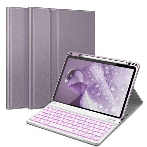FINTIE Tastatur Hülle für iPad Air 11 Zoll 2024, iPad Air 5/4 Hülle mit Tastatur 2022/2020 10.9