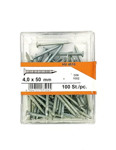 Ankernägel CONNEX 4,0 x 50 mm verzinkt 100 Stück von Connex