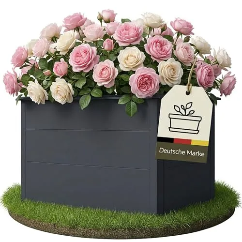 novaterra® Hochbeet Metall Anthrazit von novaterra
