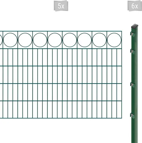 Arvotec Doppelstabmattenzaun EXCLUSIVE 100 – Hochwertiger Zaun mit Zierleiste - Doppelstabmattenzaun zum Einbetonieren, robust und witterungsbeständig. Ideal für Privat- und Gewerbegrundstücke, passt sich flexibel an Ihre Anforderungen an.
