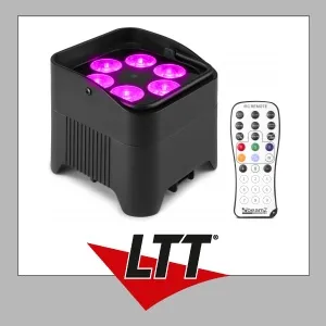 beamZ BBP96S Batterie Uplight Par 6x12W WDMX von BeamZ