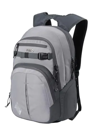 NITRO Freizeitrucksack Chase Backpack 35L - Graphite - Stylischer Rucksack mit gepolstertem Laptopfach, ideal für Schule und Freizeit. Geräumige Fächer und ergonomische Schultergurte bieten Komfort und viel Stauraum.