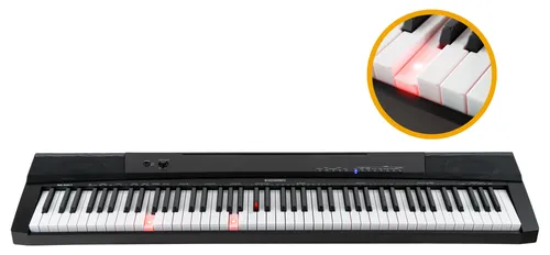 McGrey BS-88LT Leuchttasten-Keyboard - Einsteiger-Keyboard mit 88 Leuchttasten, 146 Klängen und vielseitigen Funktionen für kreative Musikproduktion. Ideal für Anfänger und Hobby-Musiker.