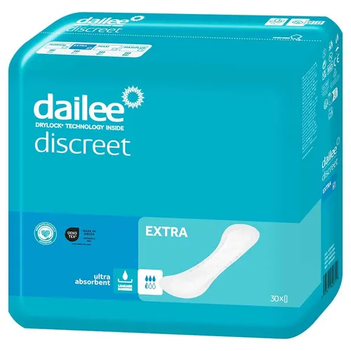 Dailee Discreet Extra Inkontinenzeinlagen, 30 Stück
