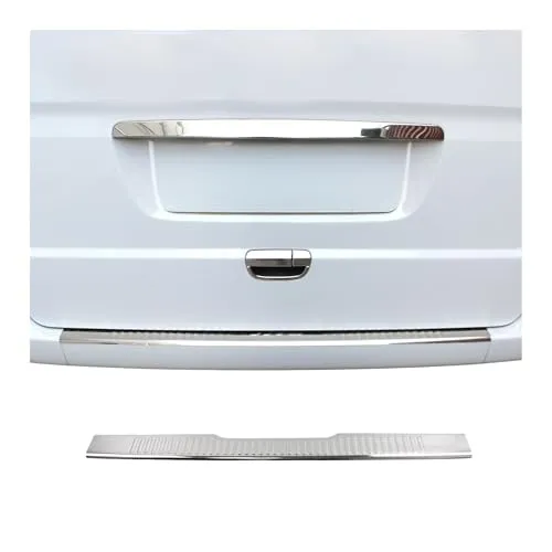 OMAC Ladekantenschutz für Mercedes Viano W639 - Abdeckblenden, eleganter Schutz aus rostfreiem Edelstahl, einfache Montage ohne Bohren, schützt vor Kratzern und verleiht Ihrem Fahrzeug ein exklusives Aussehen.