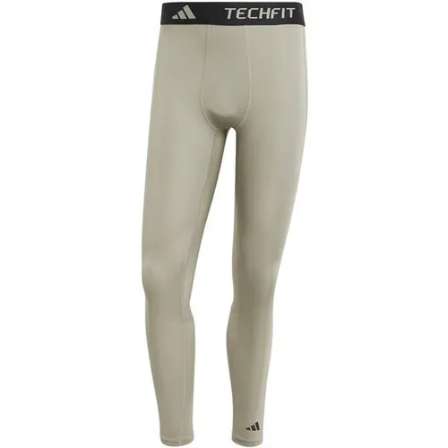 adidas Herren TECHFIT COMPRESSION TRAINING LONG TIGHT in weiß von adidas