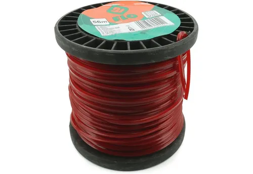 TOYA Trimmerfaden Mähfaden 3,0 mm 56 m Quadratisch Typ 89454, 3.0 mm Fadendurchmesser