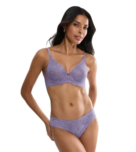 Triumph Amourette Charm T W02 Lilac - Bügel-BH - Eleganter Bügel-BH mit glatten, vorgeformten Cups für einen nahtlosen Look. Ideal für den Alltag, sorgt für perfekten Halt und Tragekomfort unter jeder Kleidung.
