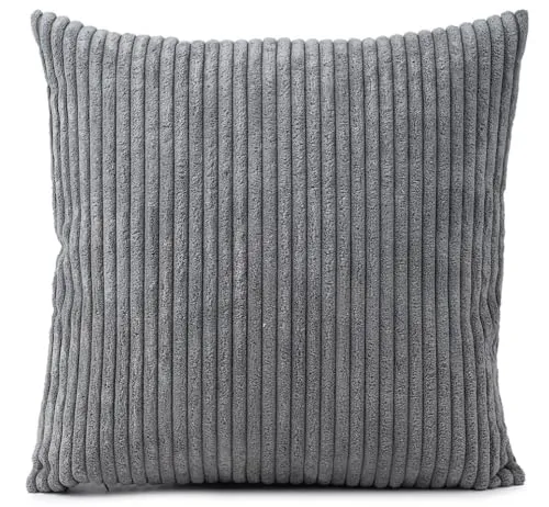 Gözze Kissenhülle Anafi Cordoptik 40 x 40 cm Anthrazit