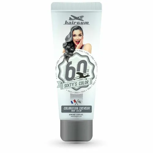 Hairgum Sixty's Color Hair Color Steel