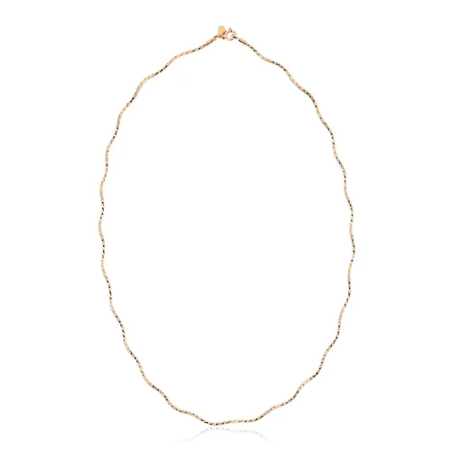 Rosévergoldete Sterlingsilber-Halskette - Elegante Halskette aus 925er Sterlingsilber, rosévergoldet. Perfekt für besondere Anlässe und verleiht jedem Outfit einen Hauch von Glamour.