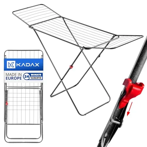KADAX Wäscheflügeltrockner 180x55x101cm in grau von KADAX