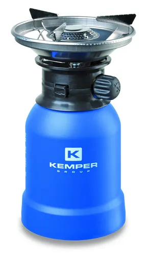 Gaskocher Camping mit Stechkartuschen - 190gr Butangas Stove Kocher - Campingkocher mit 1 Flamme und Piezo-Zündung, ideal für Outdoor-Abenteuer und einfach zu transportieren.