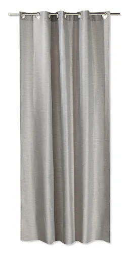 Vorhang KIRA, 135 x 245 cm, Schlammfarben, Metallösen, halbtransparent - Entdecken Sie den vielseitigen Ösenschal KIRA in Schlammfarben! Mit einer Größe von 135x245 cm ist er ideal für Fenster und Türen. Pflegeleicht aus Polyester, bietet er moderne Eleganz und passt perfekt in jedes Wohnkonzept.