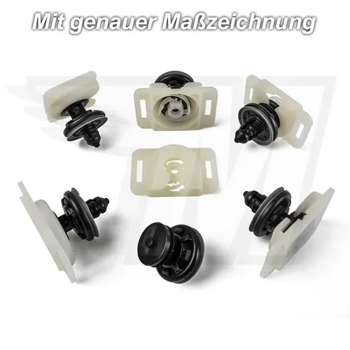 5x Türverkleidung Clips & Halterung VW Touran Tiguan Golf 5 Golf 6 Passat Jetta
