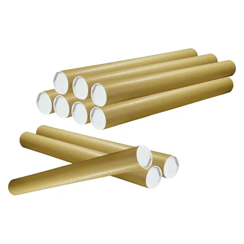 Versandrohre (H x Ø) 1000 x 100 mm, braun, 10 Stück