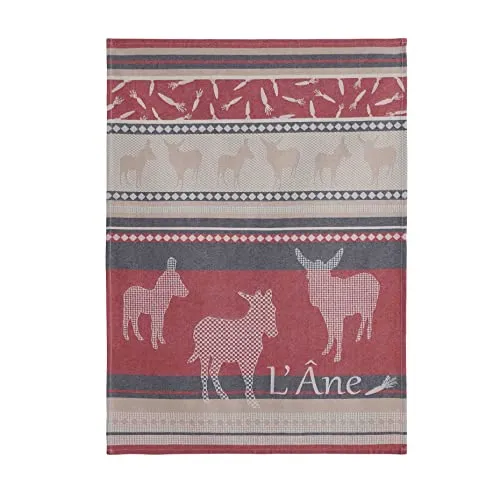 Coucke Le Anes French Cotton Jacquard Handtuch, 50,8 x 76,2 cm, 100% Baumwolle