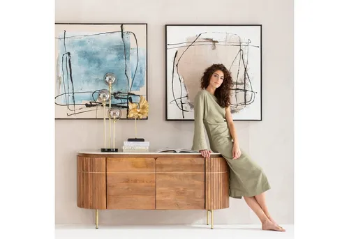 Kare Design Gerahmtes Bild Dust Blau, Beige - 100x100 cm - Bilder in stilvollem Design, ideal für moderne Wohnräume. Dieses gerahmte Bild bringt Farbe und Eleganz in Ihre Einrichtung.