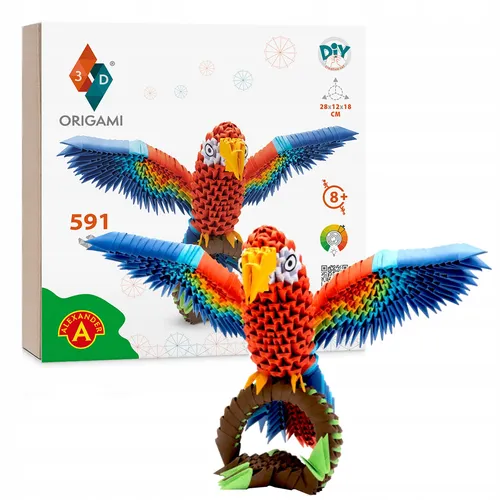 Origami 3D Papuga / Parrot 28461 Alexander 5906018028461