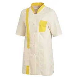 Leiber Damen Kasack Gelb 08/634/18 - Hochwertiger Damen Kasack aus Deutschland, ideal für den professionellen Einsatz in der Pflege oder Gastronomie.