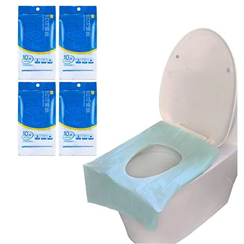 Einweg Toilettenauflage, AMTOL 40 Stück Toilettenauflage für Reisezubehör, Extra große wasserdichte Toilettenmattenbezüge für Frauen, Kinder, Töpfchentraining für Erwachsene (40 PCS)