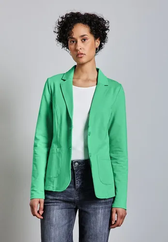 STREET ONE Sweatblazer mit aufgenähten Taschen in grün von Street One