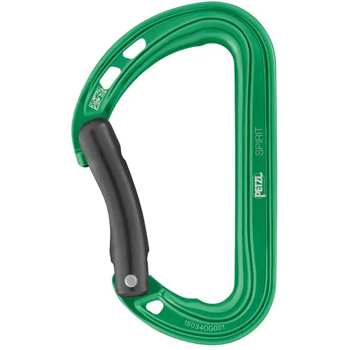 Petzl Spirit Karabiner (Größe One Size, gruen)