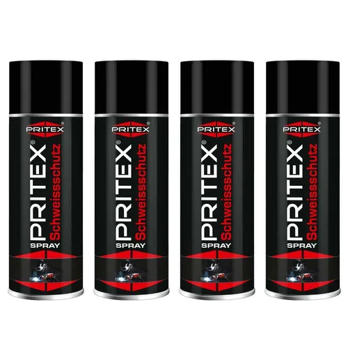 Schweißschutz Spray 4 x 400ml Trennspray Silikonfrei Schweißspray