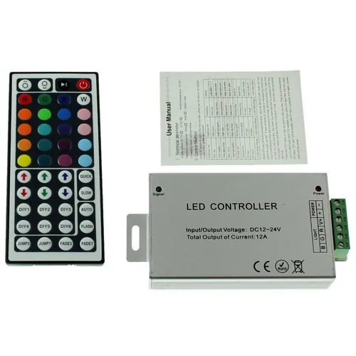 RGB LED 44Key Controller 12...24V 144W 4-Pin; RGB von Lumonic