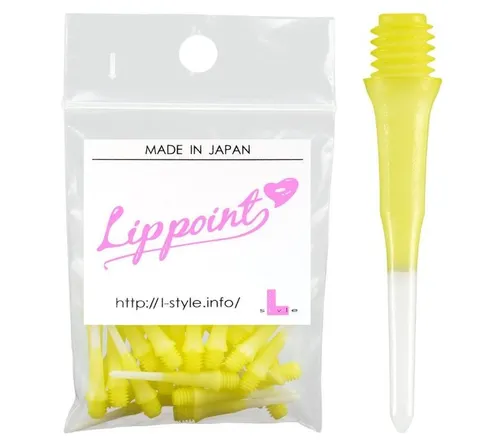 L-Style Lip Point TwoTone Gelb 30 Stück Dart Spitzen