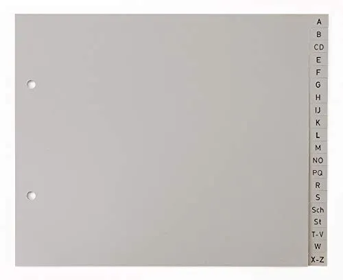 Registerblätter von Plastoreg