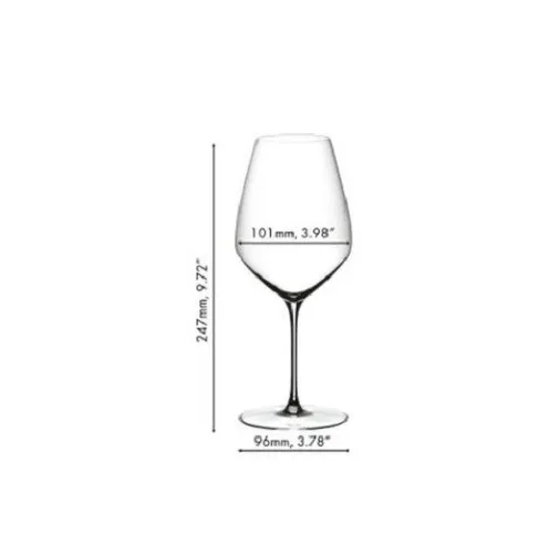 RIEDEL VELOCE SYRAH/SHIRAZ Weinglas 1. Wahl - Gläser & Glaswaren - Hochwertiges, modernes Weinglas mit 720ccm Volumen, hergestellt mit innovativer Technik ähnlich Mundgeblasen für ein optimales Trinkerlebnis.