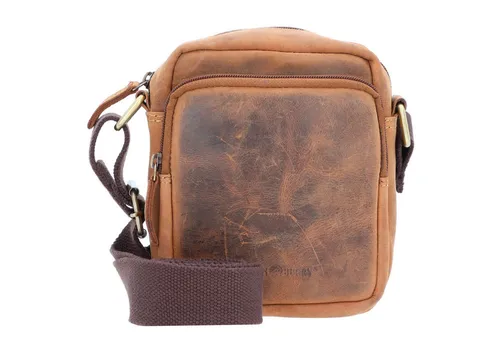 Greenburry Schultertasche High-Class Nappa - Handtaschen aus hochwertigem Nappa-Leder, stilvoll und praktisch mit Handyfach und Reißverschluss für Sicherheit.