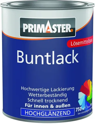 Primaster Buntlack 750 ml feuerrot hochglänzend Lack