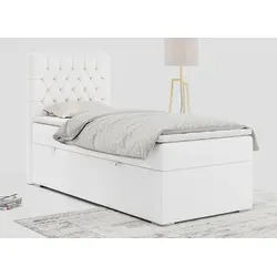 MKS MEBLE Boxspringbett 90x200 mit Matratze und Bettkasten von MKS Meble