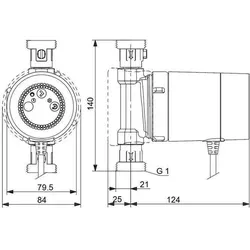 Zirkulationspumpe Grundfos COMFORT 15-14 BXU PM mit Zeitschaltuhr