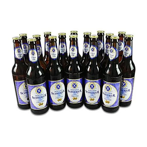  3,54€/1l) Meissner Schwerter Privat Pils (16 Flaschen à 0,5 l / 4,9 % vol.