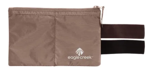 Eagle Creek Gürteltasche Undercover Hidden Pocket - khaki, 17 x 11 x 0.3 cm, ideal für sichere Aufbewahrung unter der Kleidung mit atmungsaktivem Netzmaterial