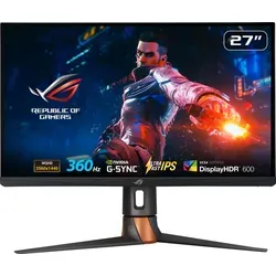 ASUS ROG Swift PG27AQN - 27 Zoll WQHD Gaming Monitor, 360 Hz und 1 ms GtG für unvergleichliches Gaming-Erlebnis mit NVIDIA G-Sync