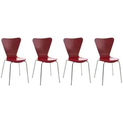 TPFLiving Besucherstuhl Calisso mit ergonomisch geformter Sitzfläche
